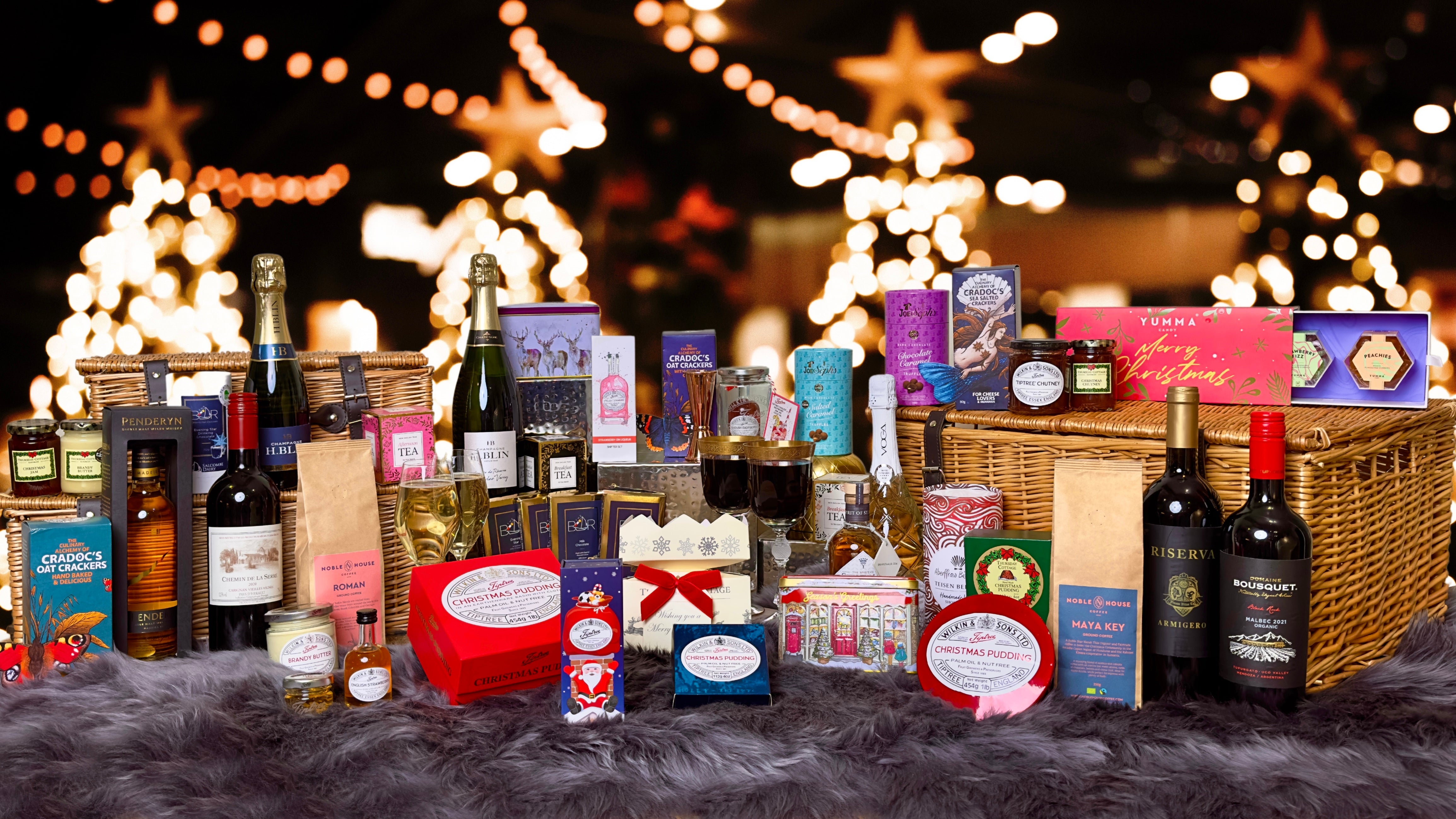 All Wrapped Up in Luxury: Discover Our Exquisite Christmas Hamper Collection