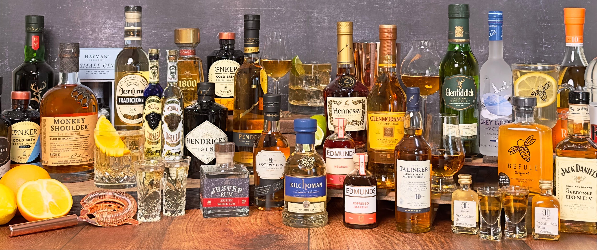 Spirits, Cocktails & More