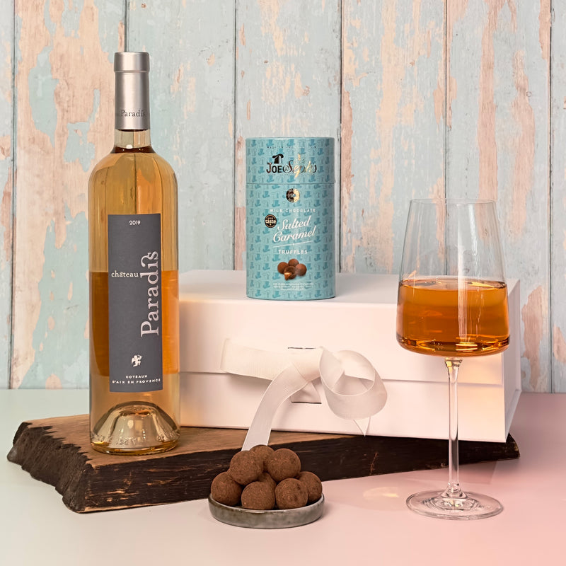 Wine Hamper: French Provencal Rosé and Chocs