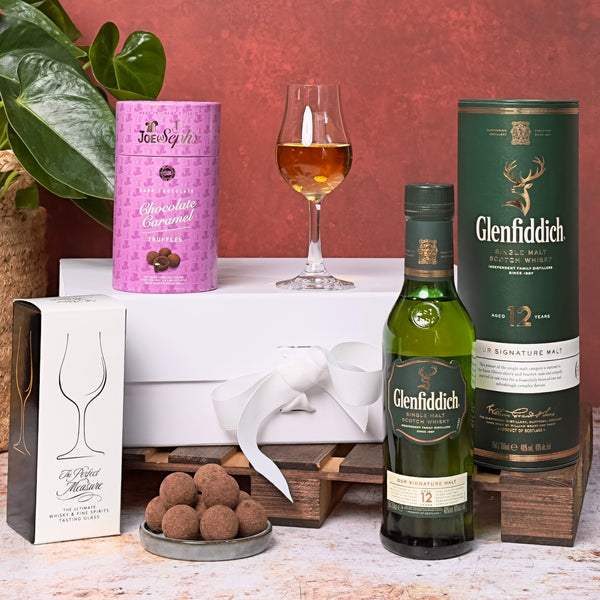 Whisky Favourites Gift Hamper: Glenfiddich and Chocs