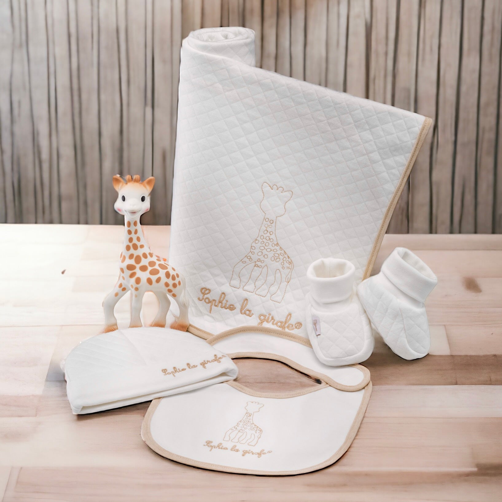 Sophie the Giraffe So Pure "My Birth Outfit" Cosy Baby Gift Set