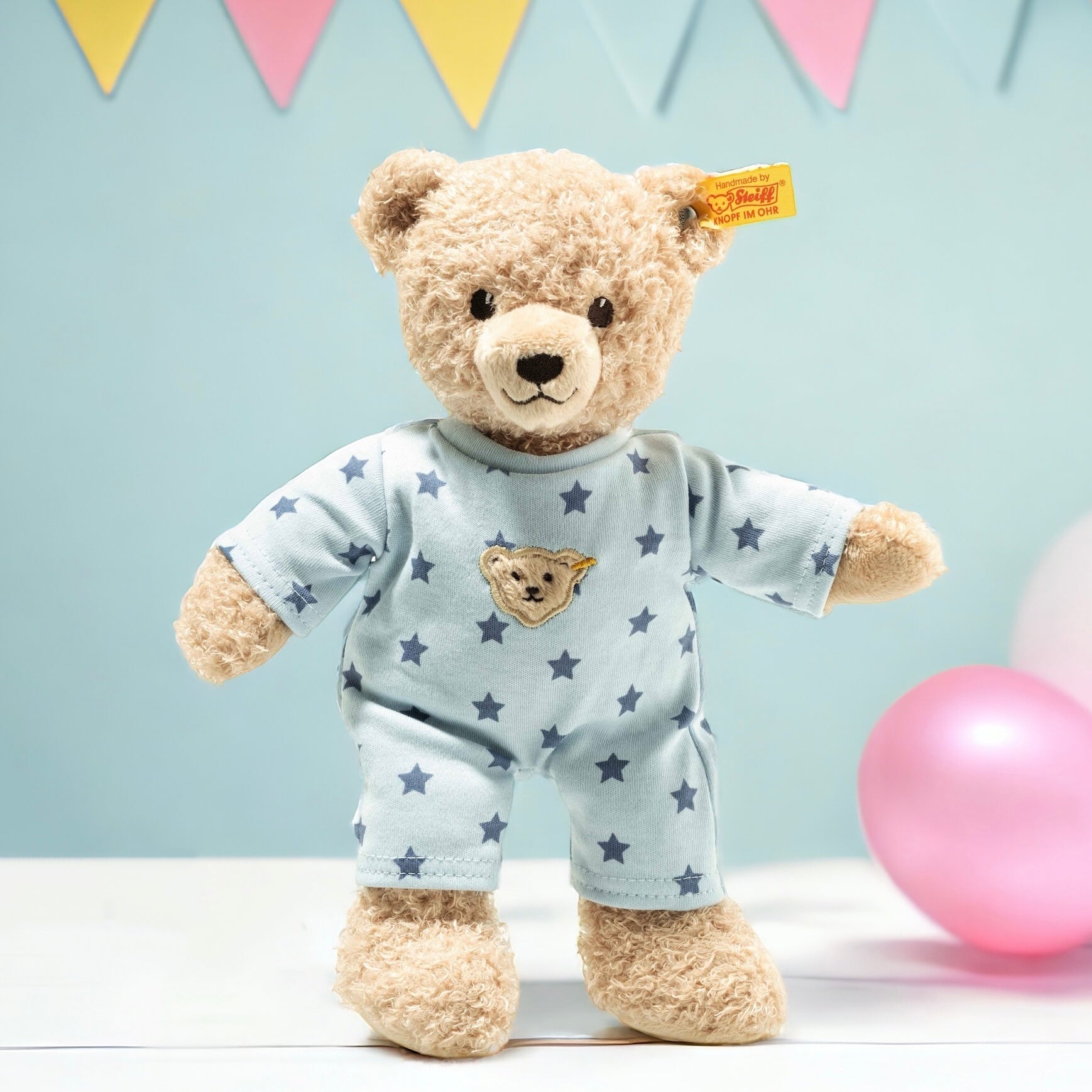Steiff Teddy and Me Baby Boy Teddy Bear in Pyjamas