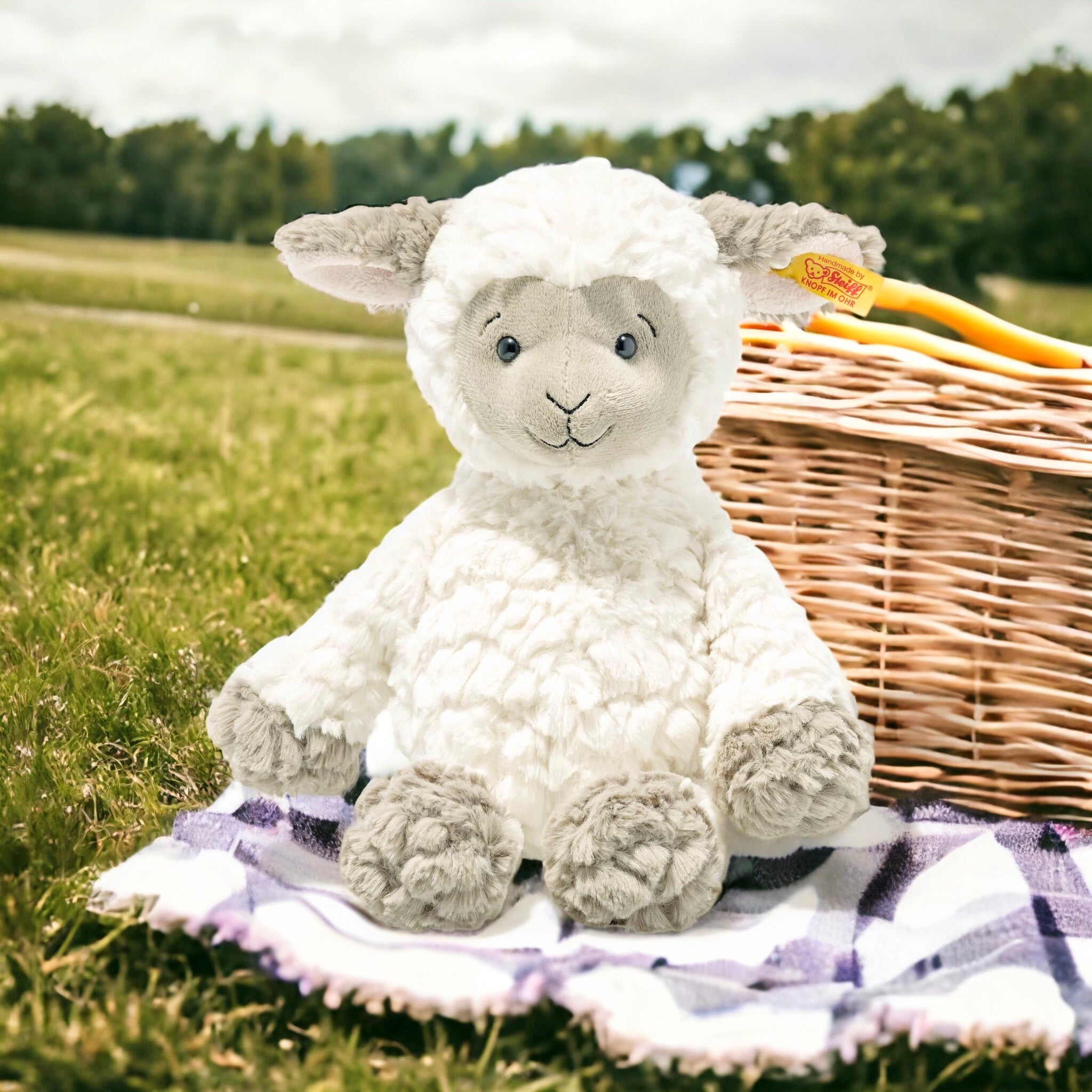Snuggles and Smiles with Lita the Happy Lamb - New Baby & Parent Hamper