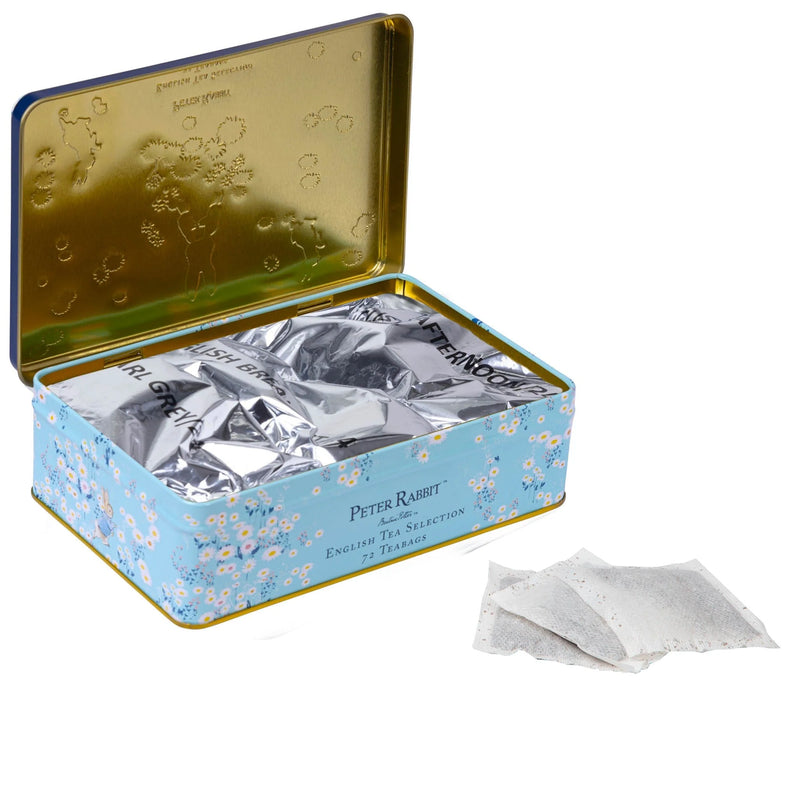 Beatrix Potter Peter Rabbit Daisies Tea Selection Tin Gift