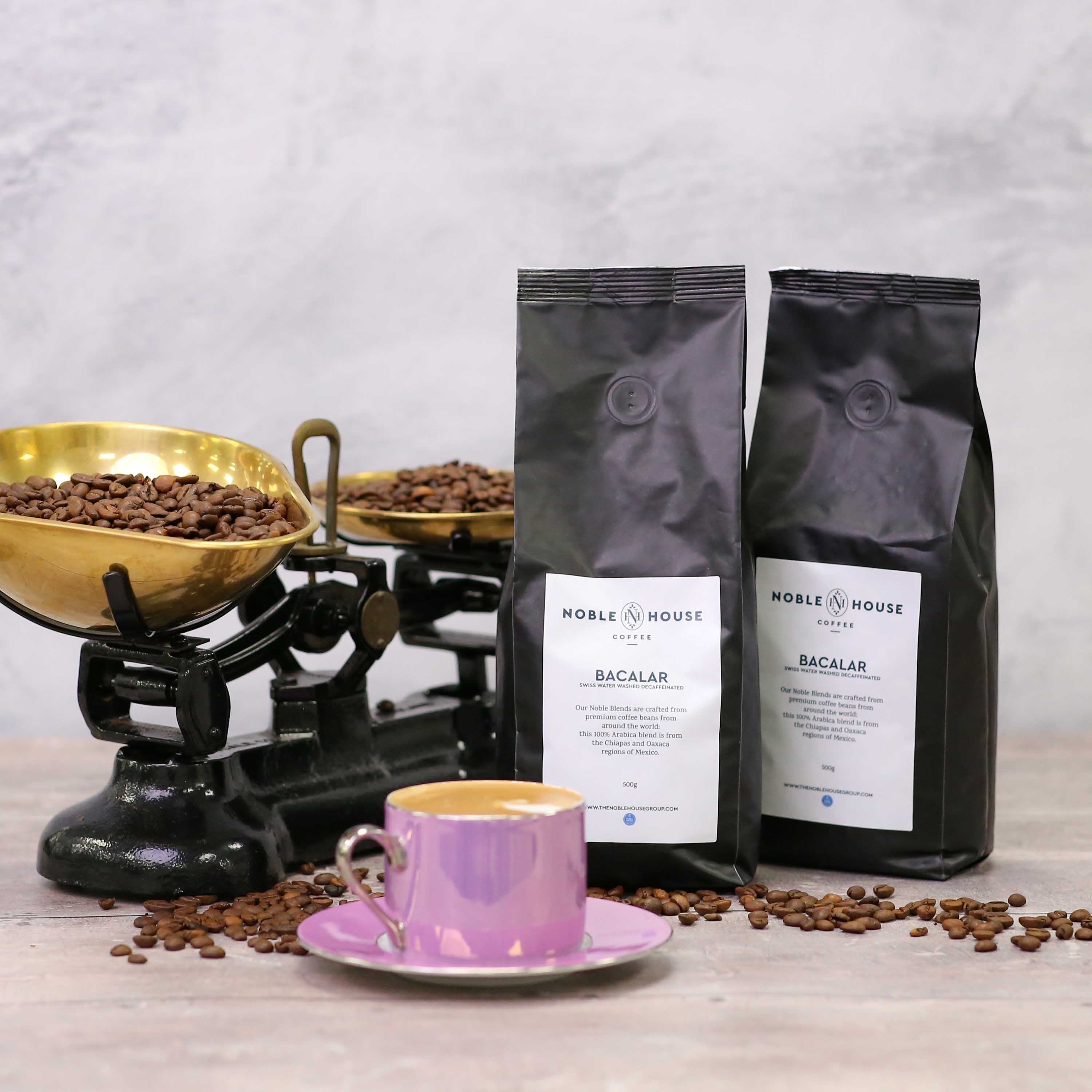 Bacalar Decaffeinated 100% Arabica Coffee Beans 500g