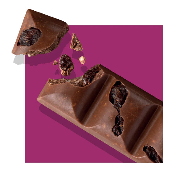NOMO Fruit and Crunch Chocolate Bar