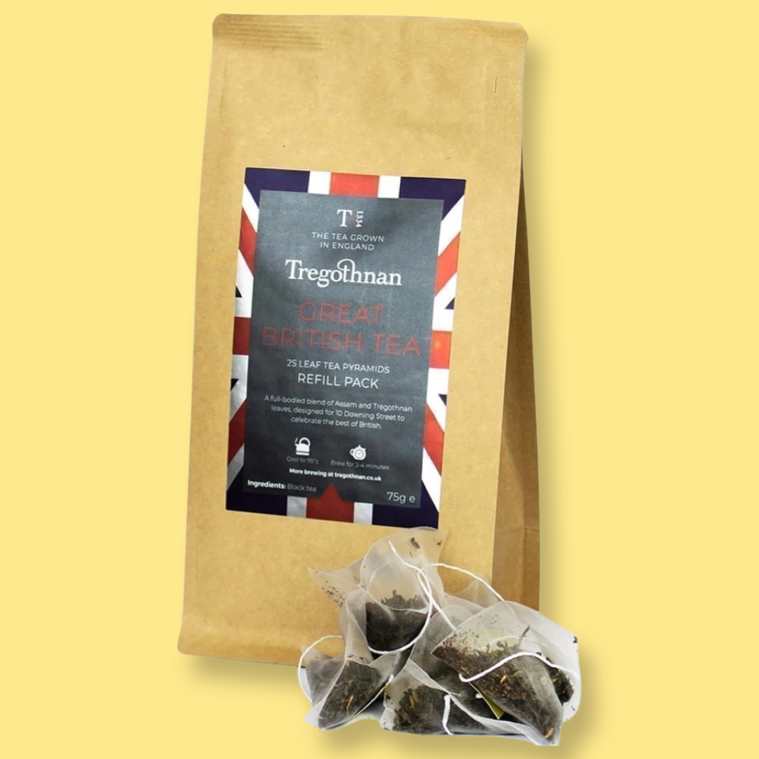 Tregothnan Great British Tea 25 Loose Leaf Pyramids Refill Bag