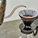 Hario V60 Coffee Dripper Set Transparent Black Size 02