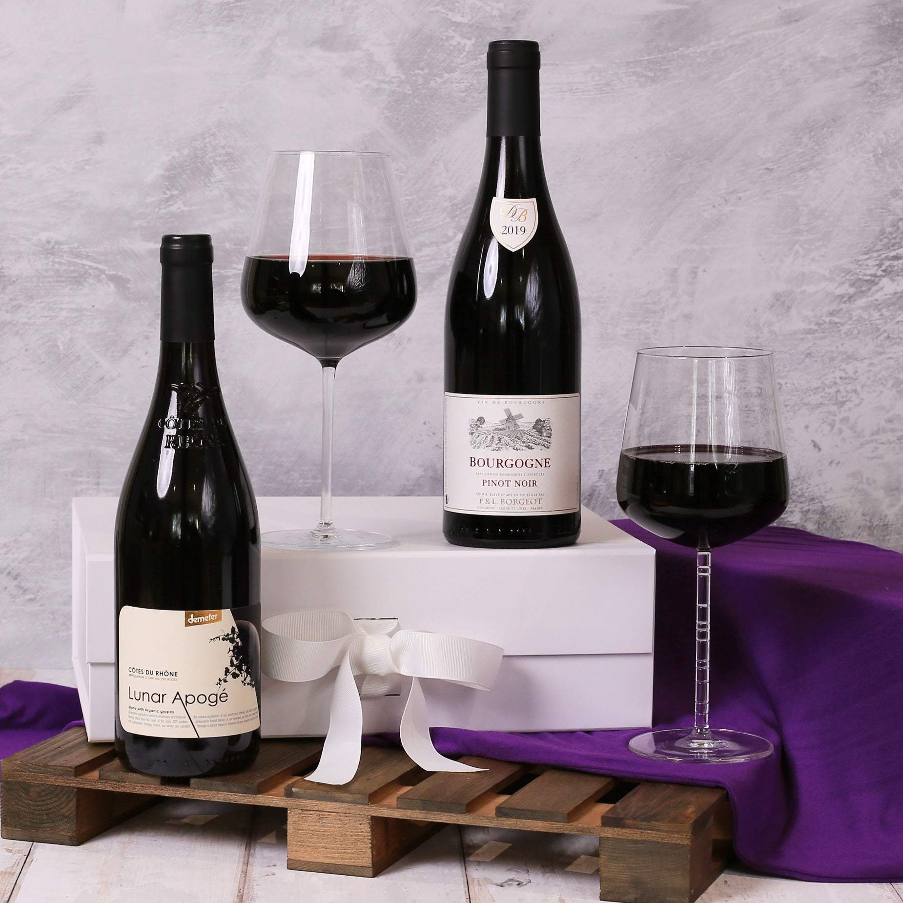Wine Duo Gift Box: French Red Wine Favourites