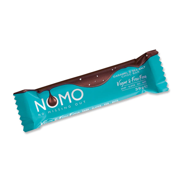 NOMO Caramel and Sea Salt Chocolate Bar