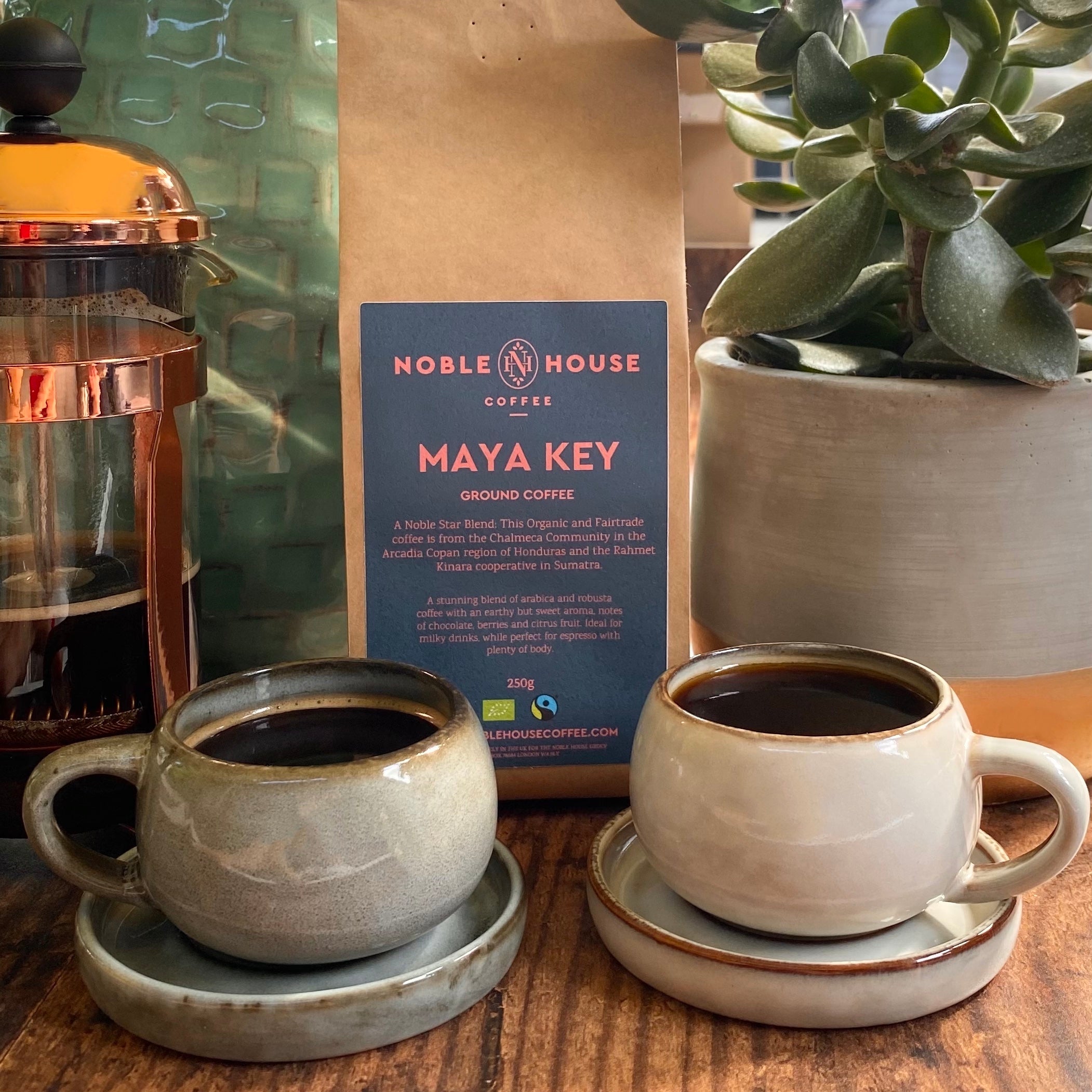 Maya Key Organic and Fairtrade Ground Coffee 250g