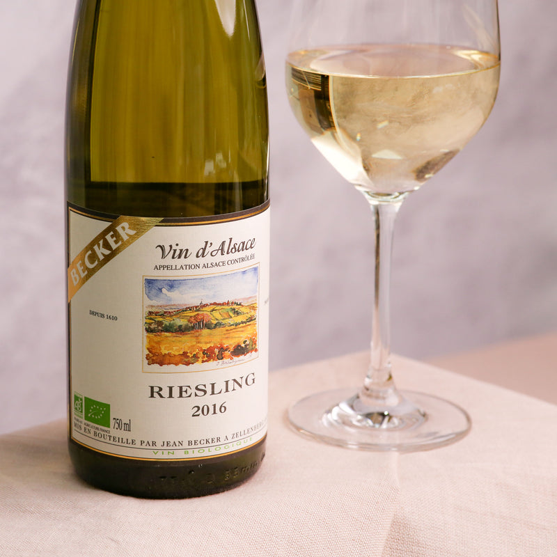 Riesling Organic Domaine Jean Becker, Alsace, France 2016