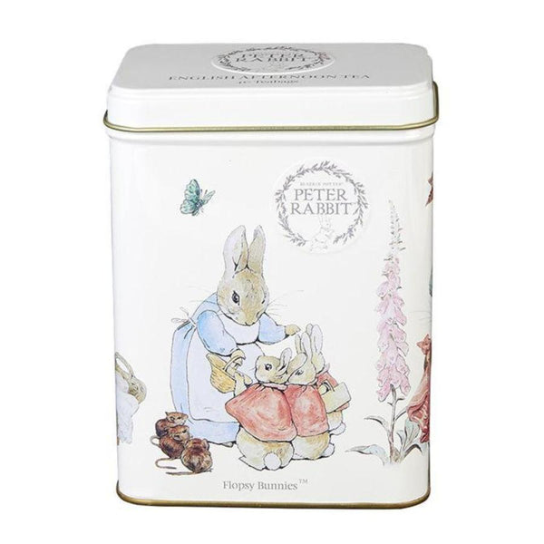 Beatrix Potter Flopsy Bunnies Tea Tin with 40 English Afternoon Teabags